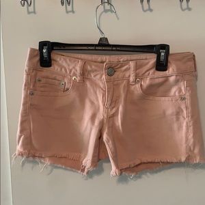 Light pink American Eagle denim shorts